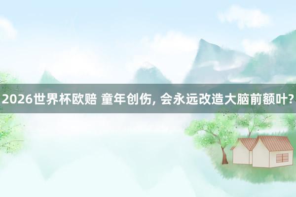 2026世界杯欧赔 童年创伤, 会永远改造大脑前额叶?